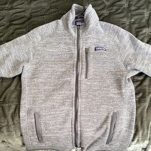 Patagonia Heathered Gray Zip-Up Jacket